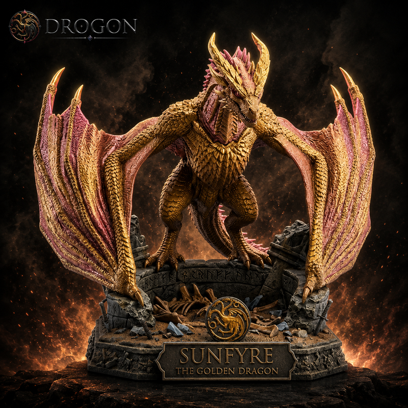 Sunfyre – The Golden Dragon