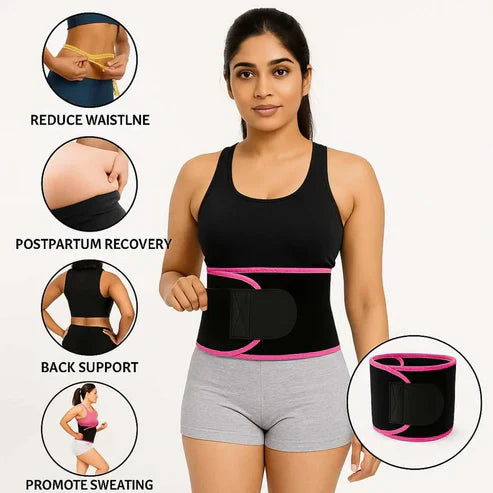 Adjustable Waist Trimmer Belt for Belly Fat & Back Support