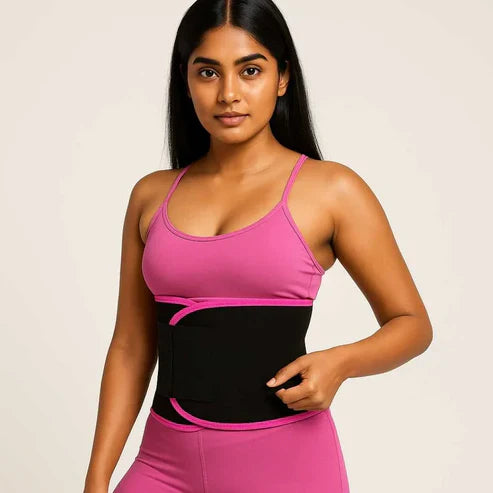 Adjustable Waist Trimmer Belt for Belly Fat & Back Support