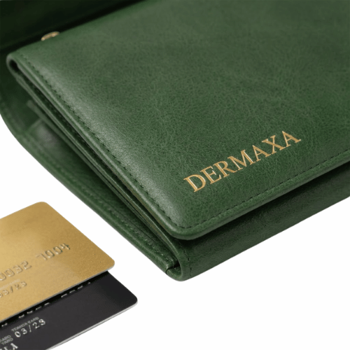 Dermaxa™ Executive Long Leather Wallet for Men | Multi-Card & Document Holder